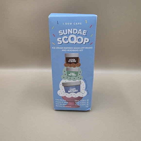 I Dew Care Other - NIB I Dew Care Sundae Scoop Wash-Off Masks and Headband Set